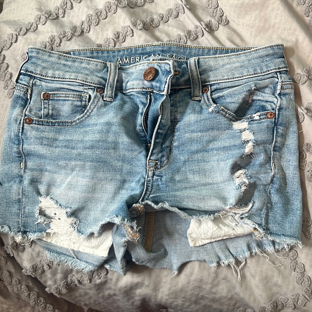 American eagle denim shorts